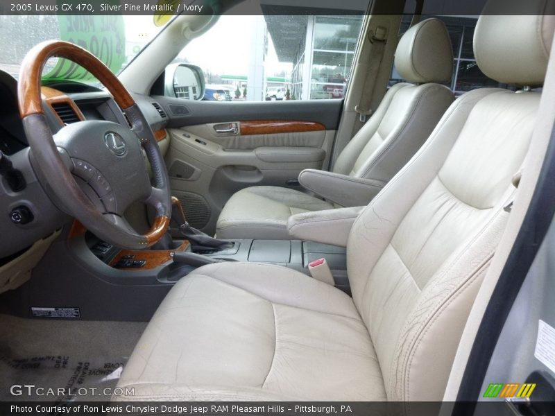 Silver Pine Metallic / Ivory 2005 Lexus GX 470