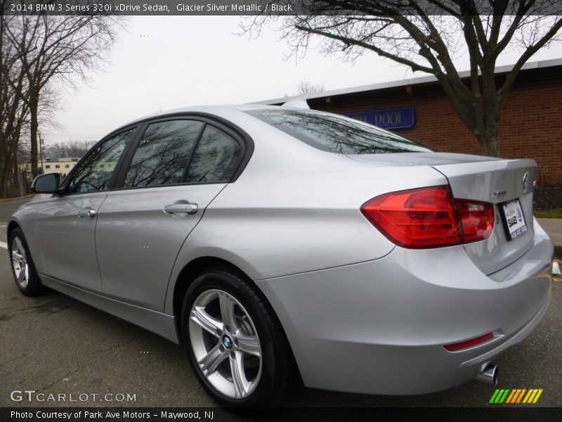 Glacier Silver Metallic / Black 2014 BMW 3 Series 320i xDrive Sedan