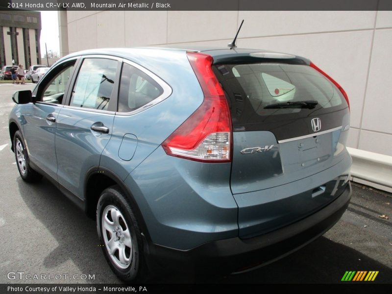 Mountain Air Metallic / Black 2014 Honda CR-V LX AWD
