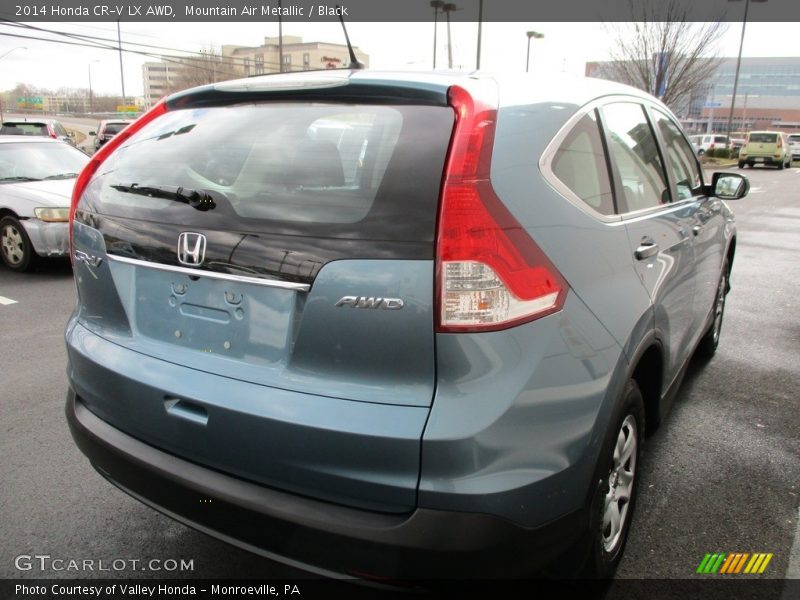 Mountain Air Metallic / Black 2014 Honda CR-V LX AWD