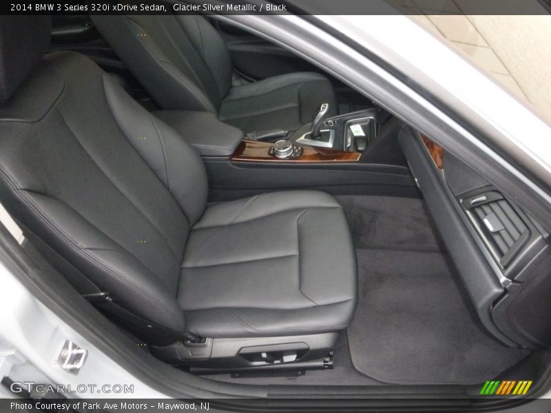 Glacier Silver Metallic / Black 2014 BMW 3 Series 320i xDrive Sedan