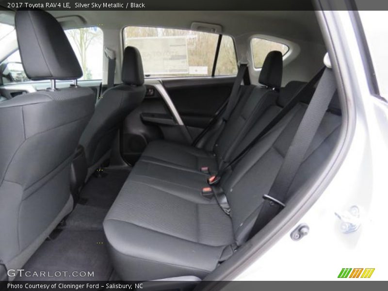 Silver Sky Metallic / Black 2017 Toyota RAV4 LE