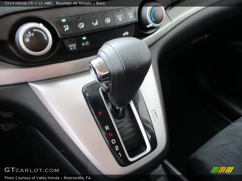 Mountain Air Metallic / Black 2014 Honda CR-V LX AWD