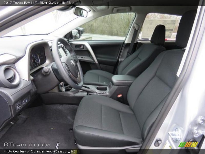 Silver Sky Metallic / Black 2017 Toyota RAV4 LE