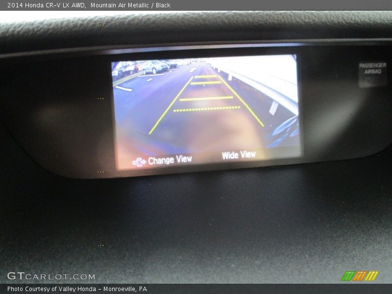Mountain Air Metallic / Black 2014 Honda CR-V LX AWD
