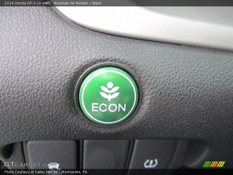 Mountain Air Metallic / Black 2014 Honda CR-V LX AWD