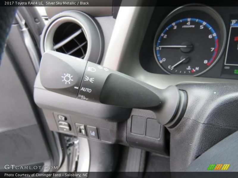 Silver Sky Metallic / Black 2017 Toyota RAV4 LE