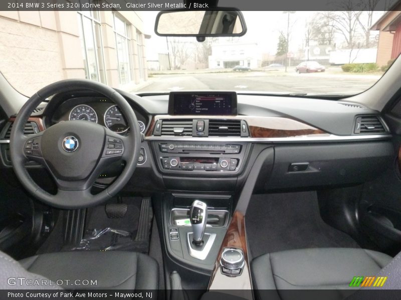 Glacier Silver Metallic / Black 2014 BMW 3 Series 320i xDrive Sedan