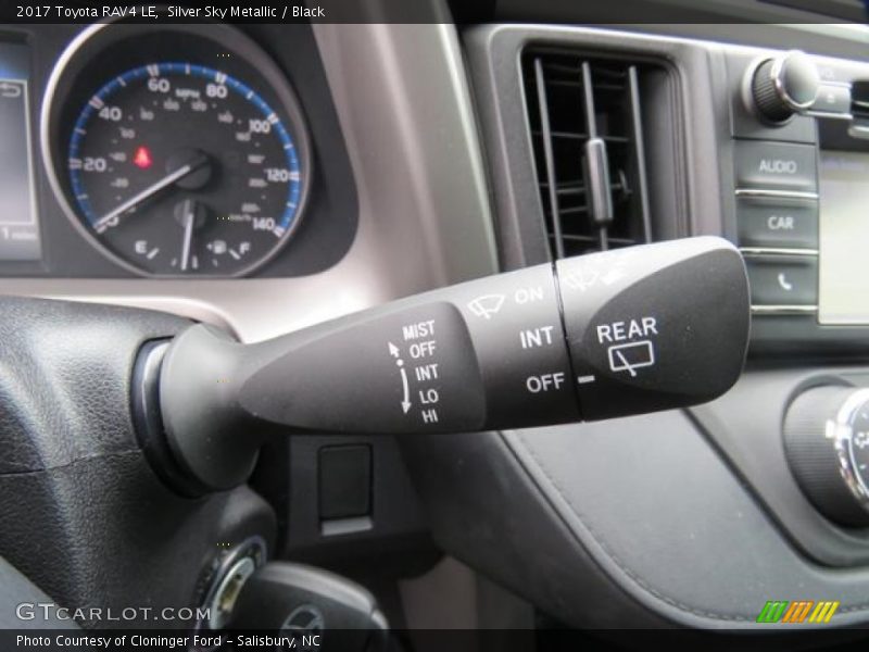 Silver Sky Metallic / Black 2017 Toyota RAV4 LE