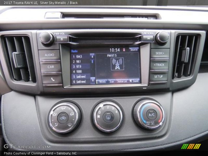 Silver Sky Metallic / Black 2017 Toyota RAV4 LE