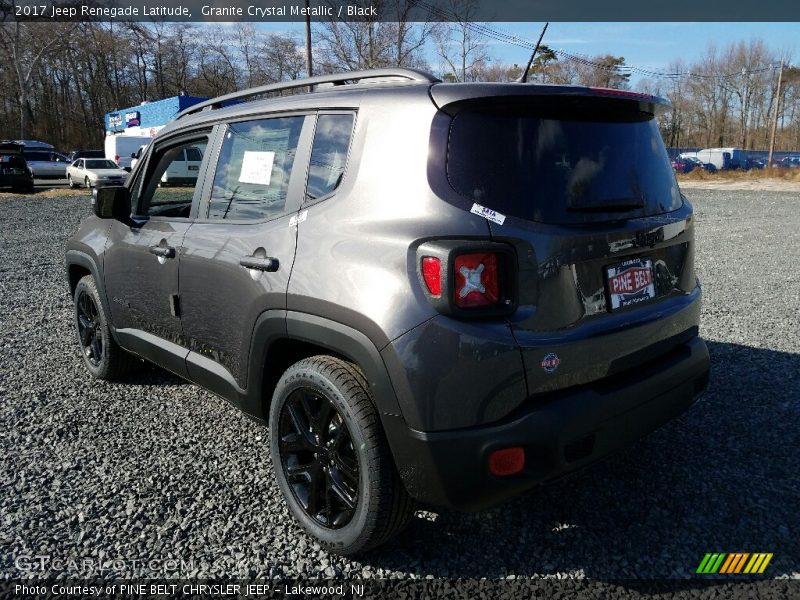 Granite Crystal Metallic / Black 2017 Jeep Renegade Latitude