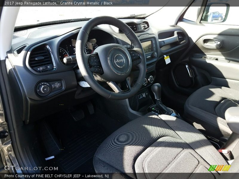 Granite Crystal Metallic / Black 2017 Jeep Renegade Latitude