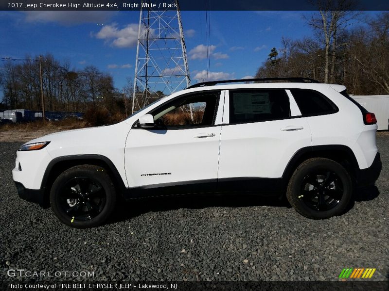 Bright White / Black 2017 Jeep Cherokee High Altitude 4x4