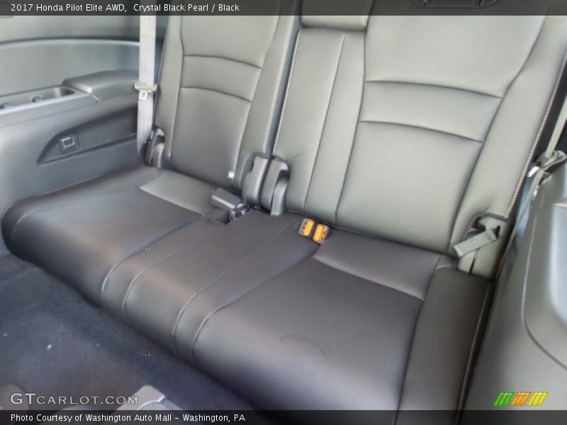 Crystal Black Pearl / Black 2017 Honda Pilot Elite AWD