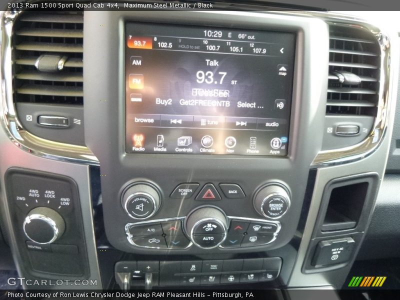 Maximum Steel Metallic / Black 2013 Ram 1500 Sport Quad Cab 4x4