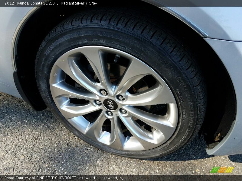 Radiant Silver / Gray 2012 Hyundai Sonata SE 2.0T