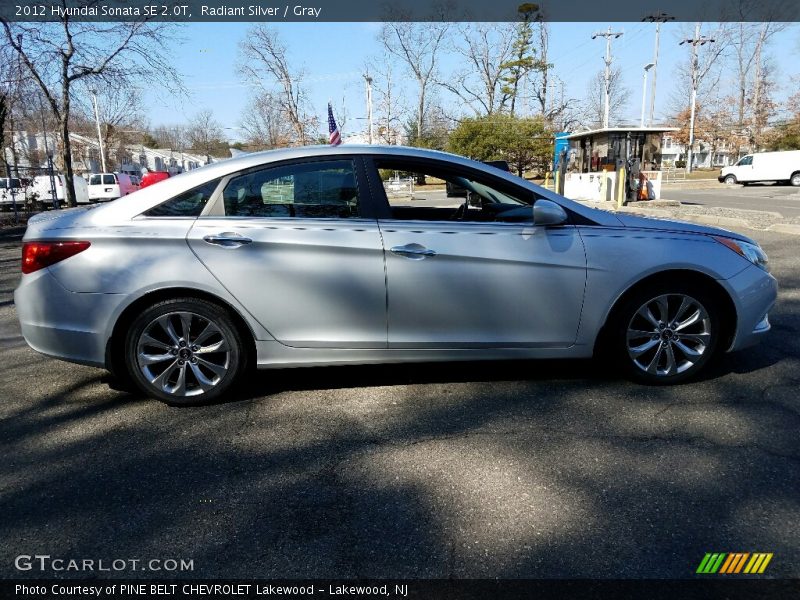 Radiant Silver / Gray 2012 Hyundai Sonata SE 2.0T