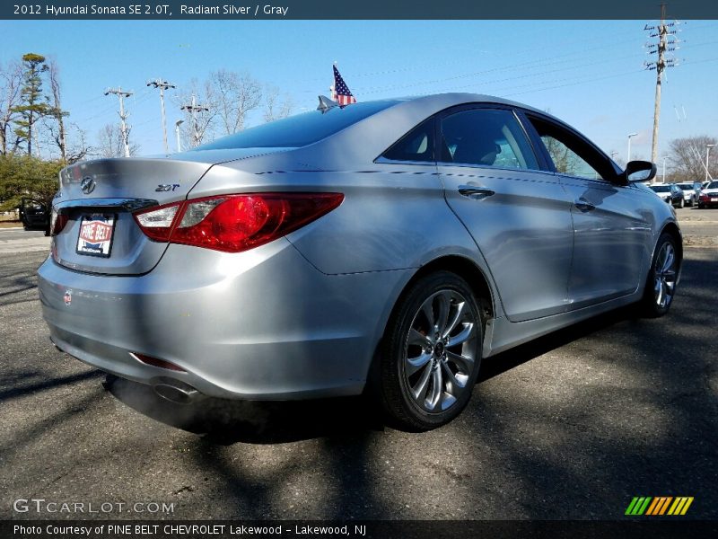 Radiant Silver / Gray 2012 Hyundai Sonata SE 2.0T