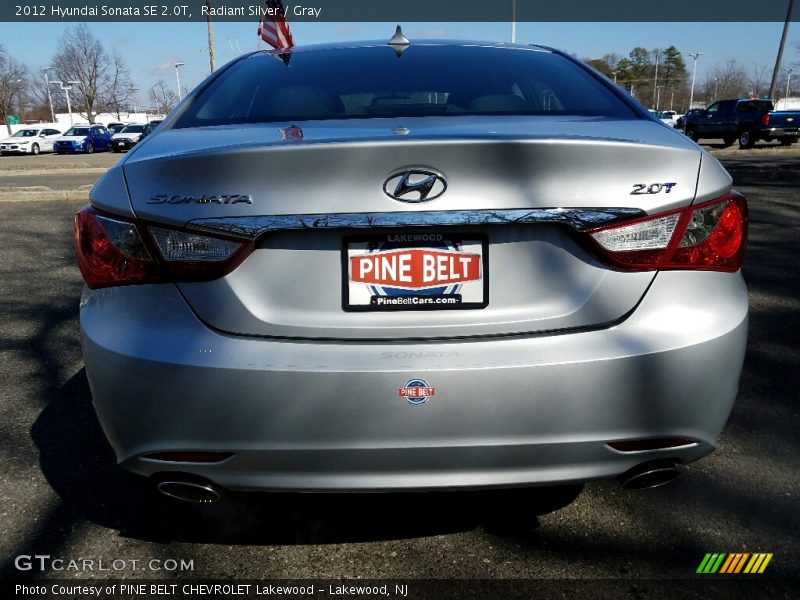 Radiant Silver / Gray 2012 Hyundai Sonata SE 2.0T