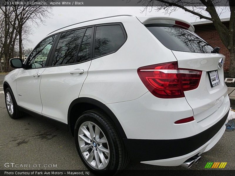 Alpine White / Black 2014 BMW X3 xDrive28i