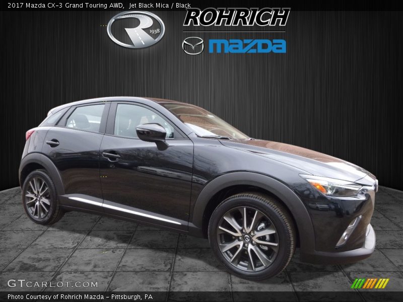 Jet Black Mica / Black 2017 Mazda CX-3 Grand Touring AWD