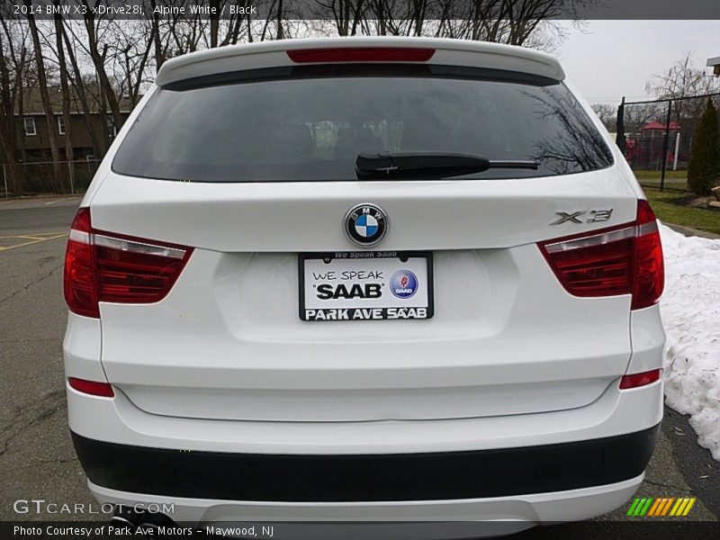 Alpine White / Black 2014 BMW X3 xDrive28i