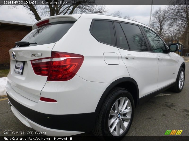 Alpine White / Black 2014 BMW X3 xDrive28i