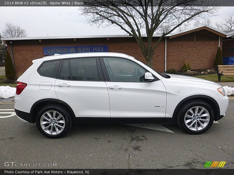 Alpine White / Black 2014 BMW X3 xDrive28i