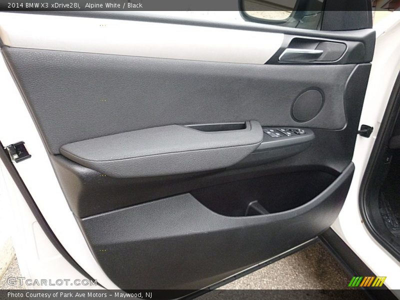 Alpine White / Black 2014 BMW X3 xDrive28i