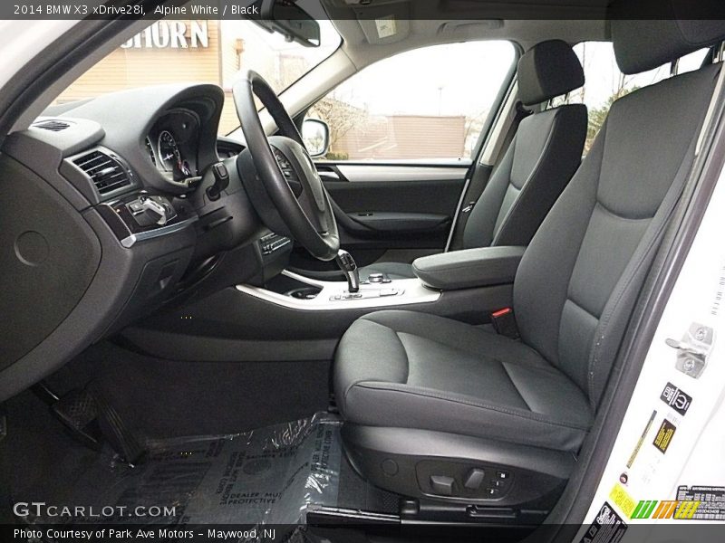Alpine White / Black 2014 BMW X3 xDrive28i
