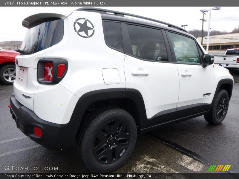 Alpine White / Black 2017 Jeep Renegade Trailhawk 4x4