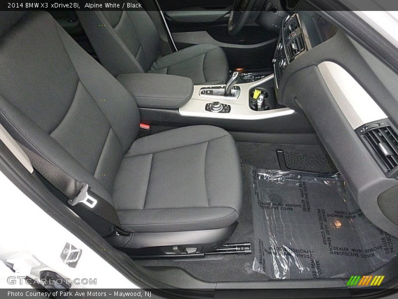 Alpine White / Black 2014 BMW X3 xDrive28i