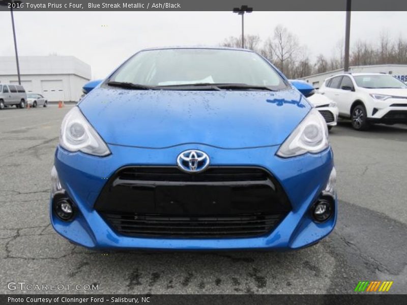 Blue Streak Metallic / Ash/Black 2016 Toyota Prius c Four