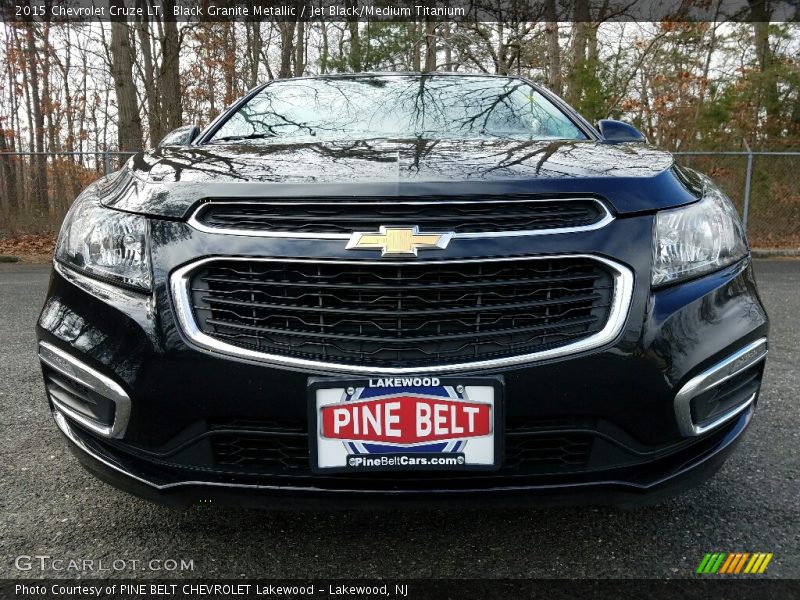 Black Granite Metallic / Jet Black/Medium Titanium 2015 Chevrolet Cruze LT