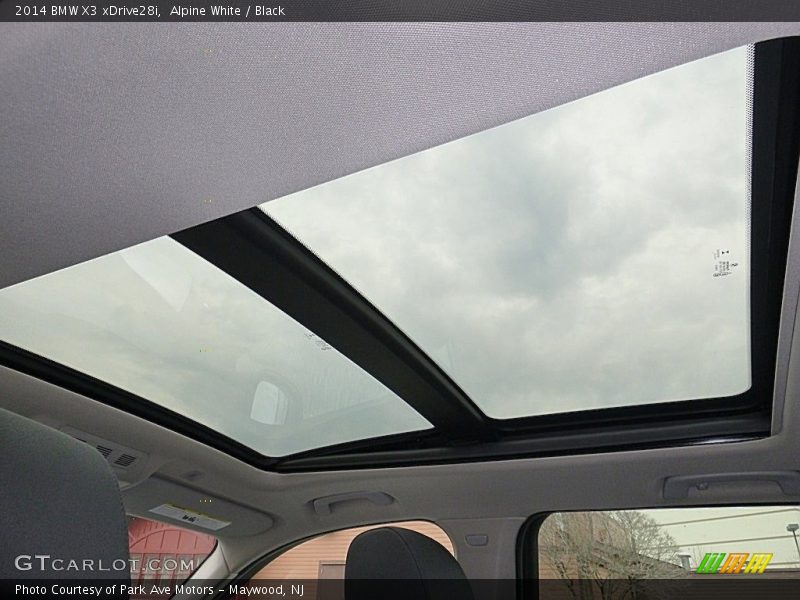 Alpine White / Black 2014 BMW X3 xDrive28i