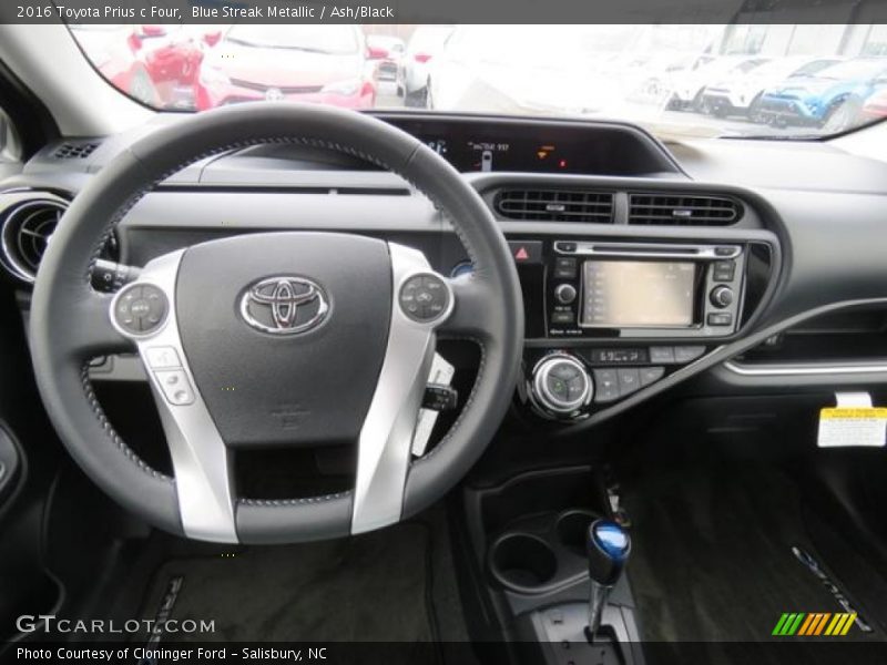 Blue Streak Metallic / Ash/Black 2016 Toyota Prius c Four