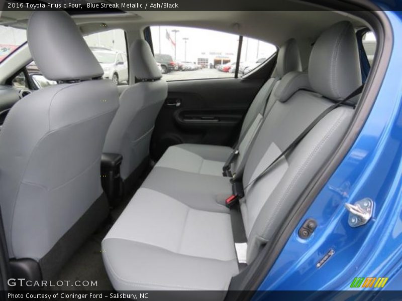 Blue Streak Metallic / Ash/Black 2016 Toyota Prius c Four