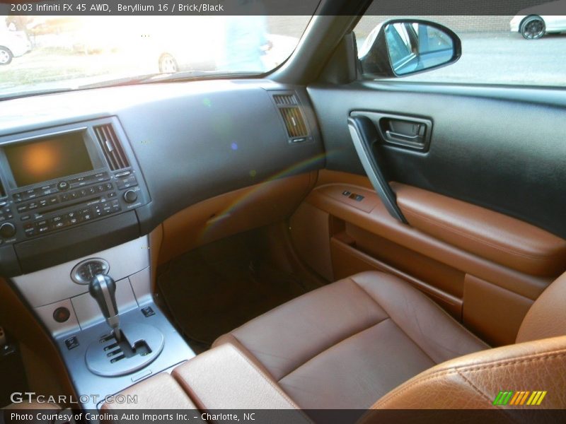 Beryllium 16 / Brick/Black 2003 Infiniti FX 45 AWD
