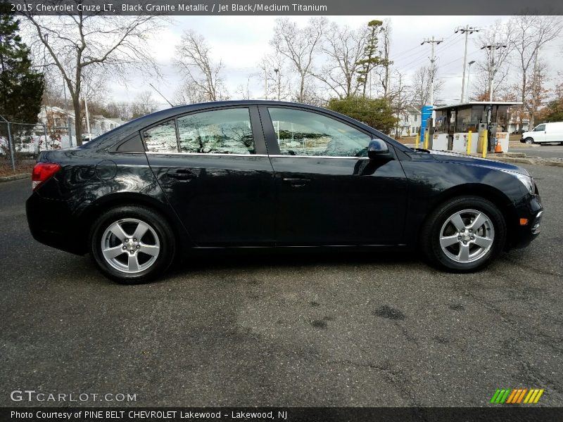 Black Granite Metallic / Jet Black/Medium Titanium 2015 Chevrolet Cruze LT