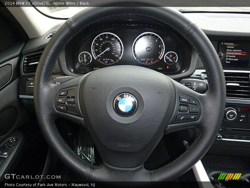 Alpine White / Black 2014 BMW X3 xDrive28i