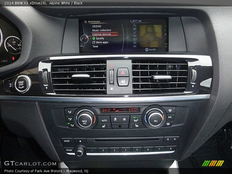 Alpine White / Black 2014 BMW X3 xDrive28i