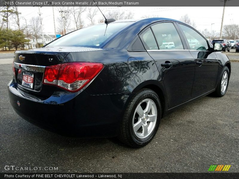 Black Granite Metallic / Jet Black/Medium Titanium 2015 Chevrolet Cruze LT