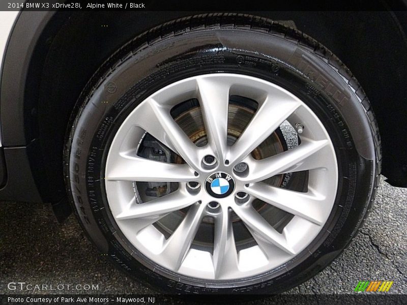 Alpine White / Black 2014 BMW X3 xDrive28i