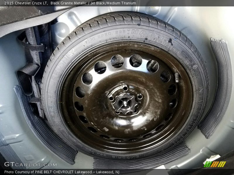 Black Granite Metallic / Jet Black/Medium Titanium 2015 Chevrolet Cruze LT