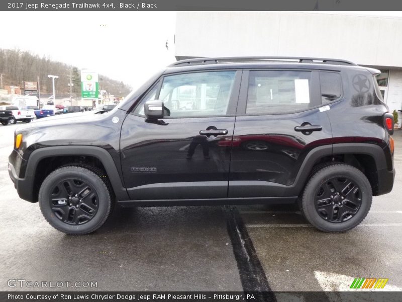 Black / Black 2017 Jeep Renegade Trailhawk 4x4