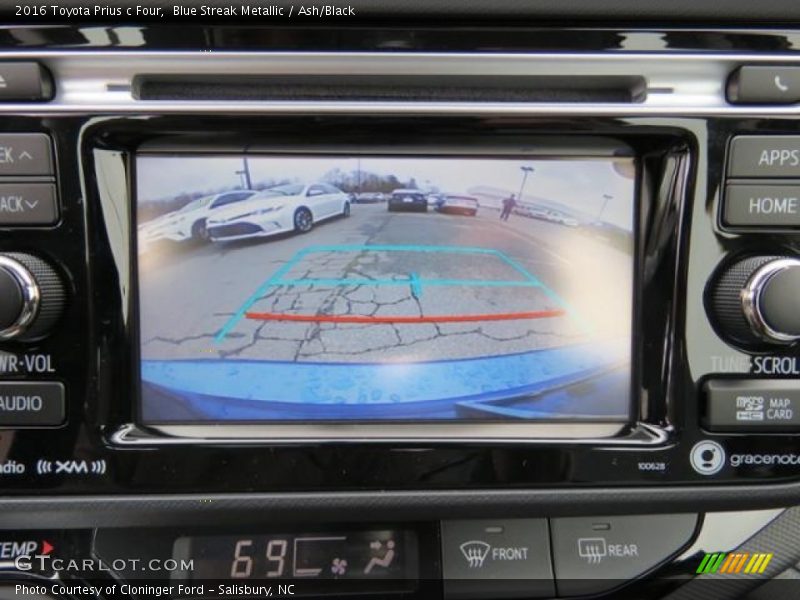 Blue Streak Metallic / Ash/Black 2016 Toyota Prius c Four