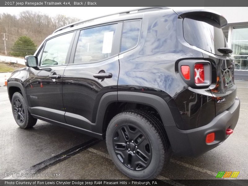 Black / Black 2017 Jeep Renegade Trailhawk 4x4