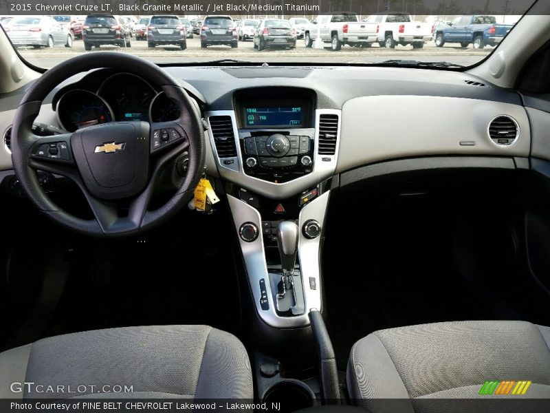 Black Granite Metallic / Jet Black/Medium Titanium 2015 Chevrolet Cruze LT