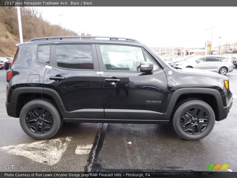 Black / Black 2017 Jeep Renegade Trailhawk 4x4