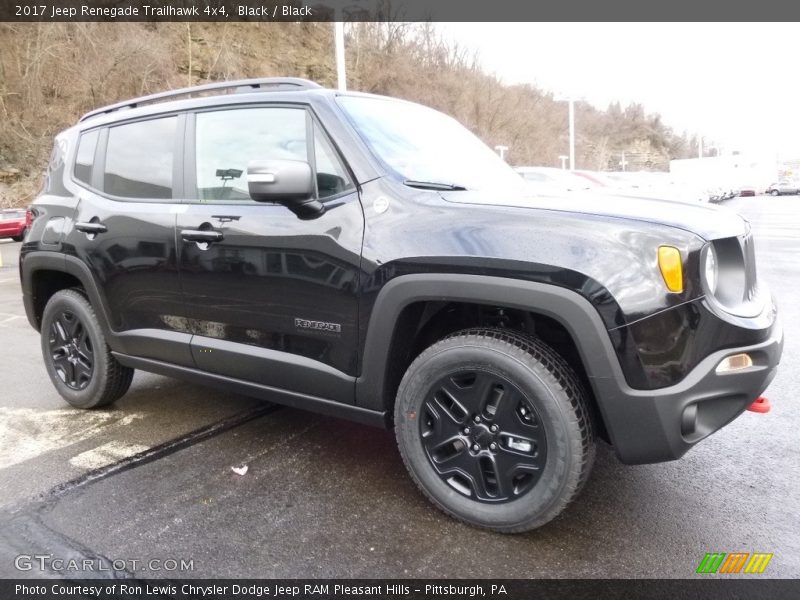 Black / Black 2017 Jeep Renegade Trailhawk 4x4
